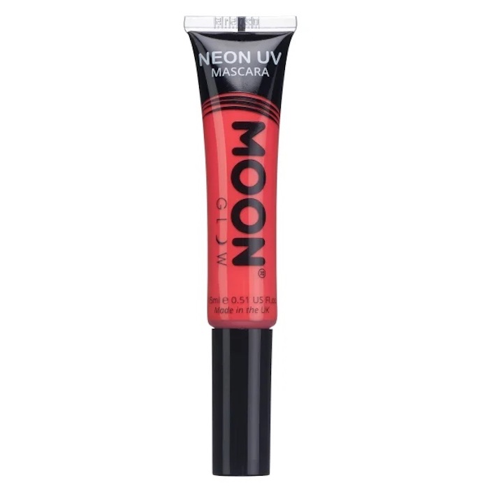 Neon UV Mascara Intens Rød fra Moon Creations