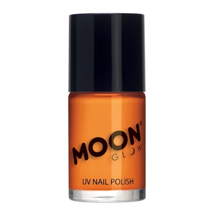 Intens Orange Neon UV Neglelak til Fester fra Moon Creations