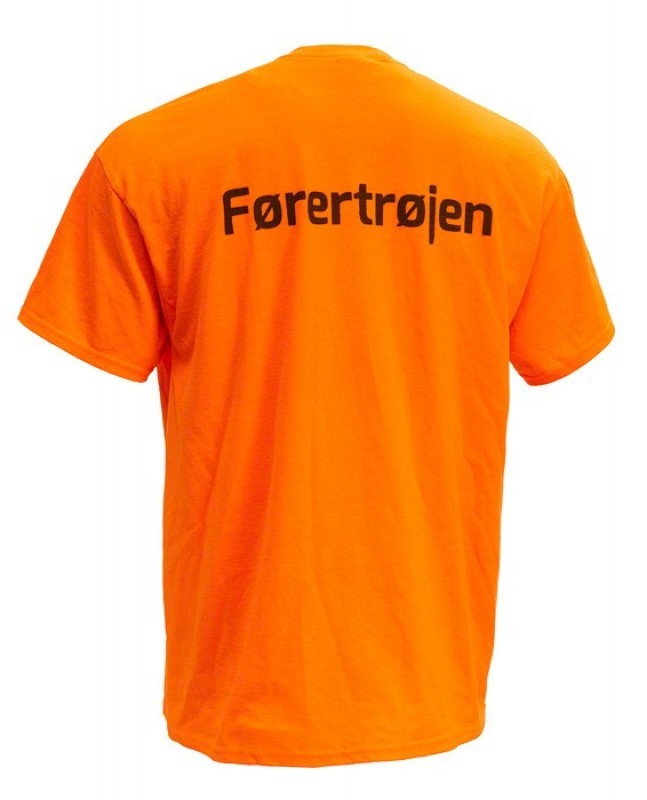 Festlig Orange Vindertrøje til Fører – Opmærksomhedsgiver