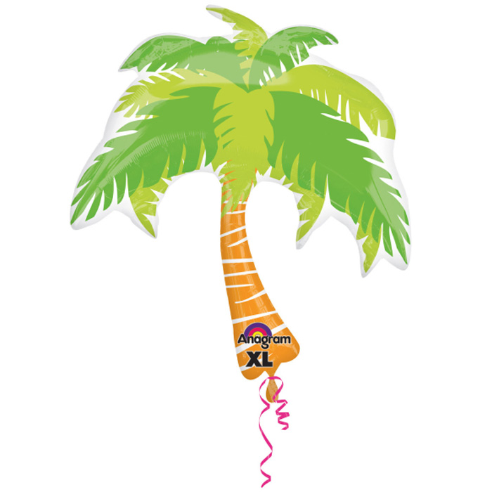 Palme Folieballon - Perfekt til Hawaii Tema Fest!