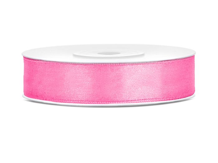 Pink Satinbånd 12 25