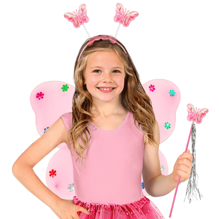 Pink Sommerfugle Kostume til Børn – Fantastisk Tilbud!