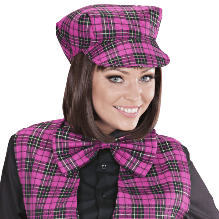 Pink Ternet Hat Butterfly