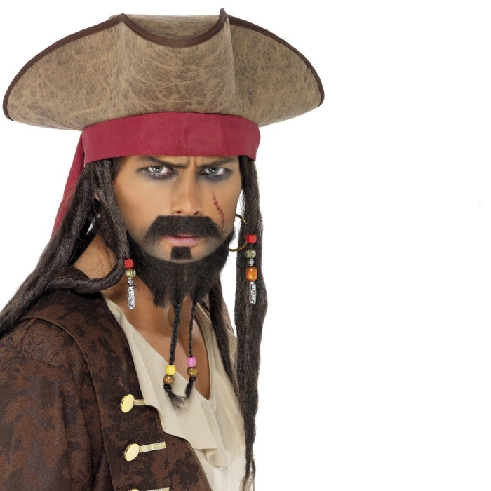 Pirathat med Dreadlocks og Perler – Fantastisk Tilbud!