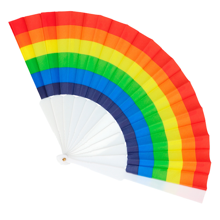 Pride Regnbue Vifte 23 cm – Ideel til Fest og Fejring!