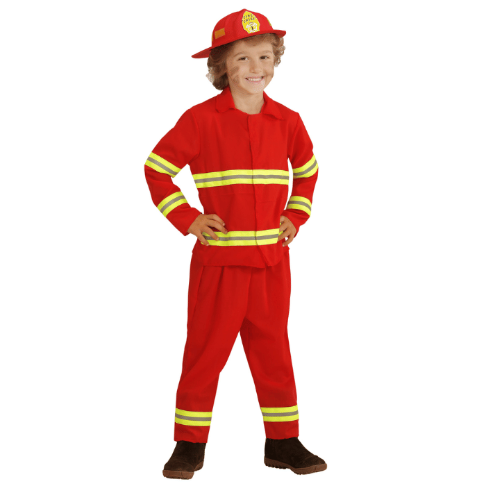 Rødt Brandmand Kostume til Børn – Fantastisk Tilbud!