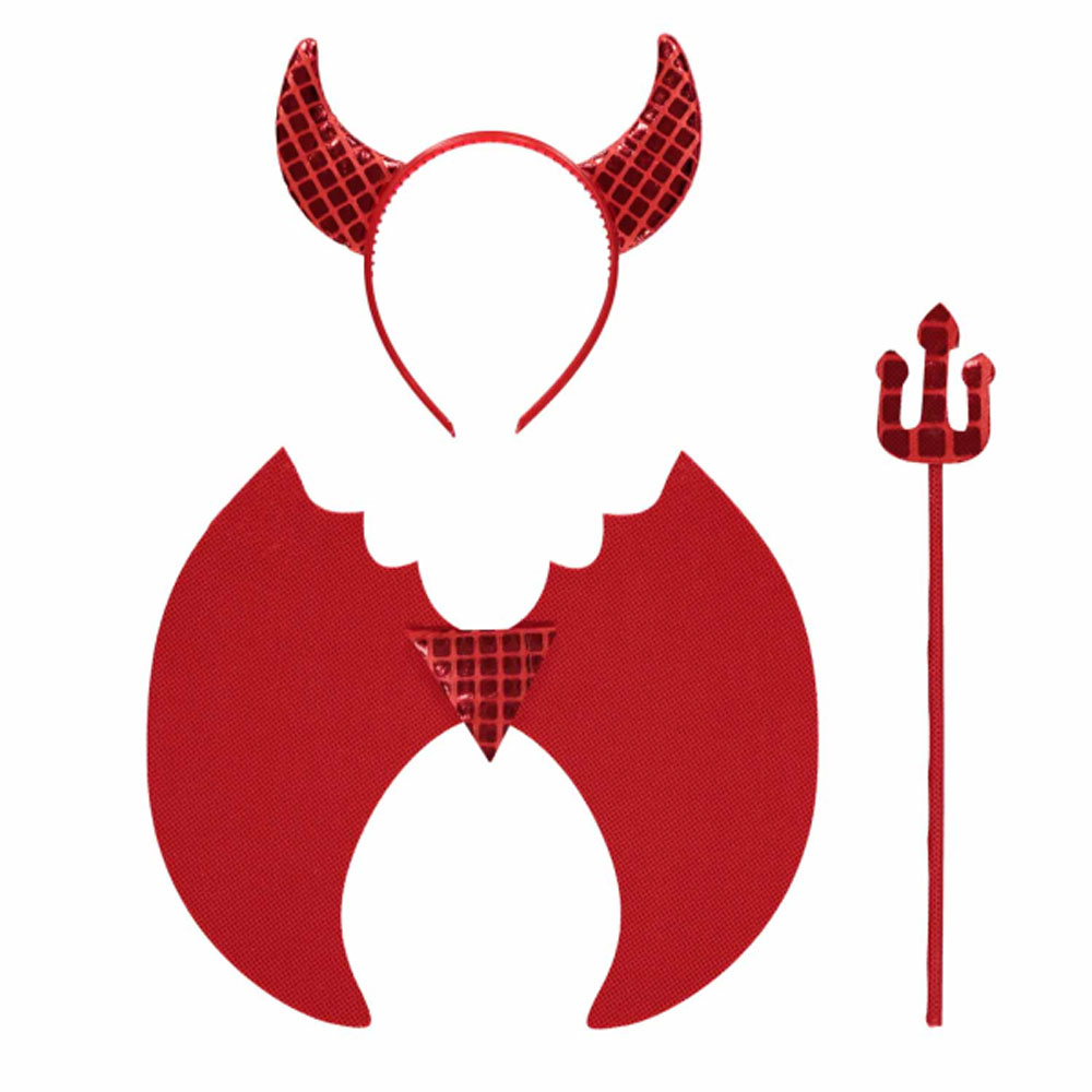Rødt Djævle Kostume til Børn – Halloween Must-Have!