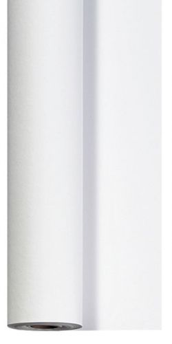 Rulledug Hvid Deluxe Stoflignende Materiale       25 Meter