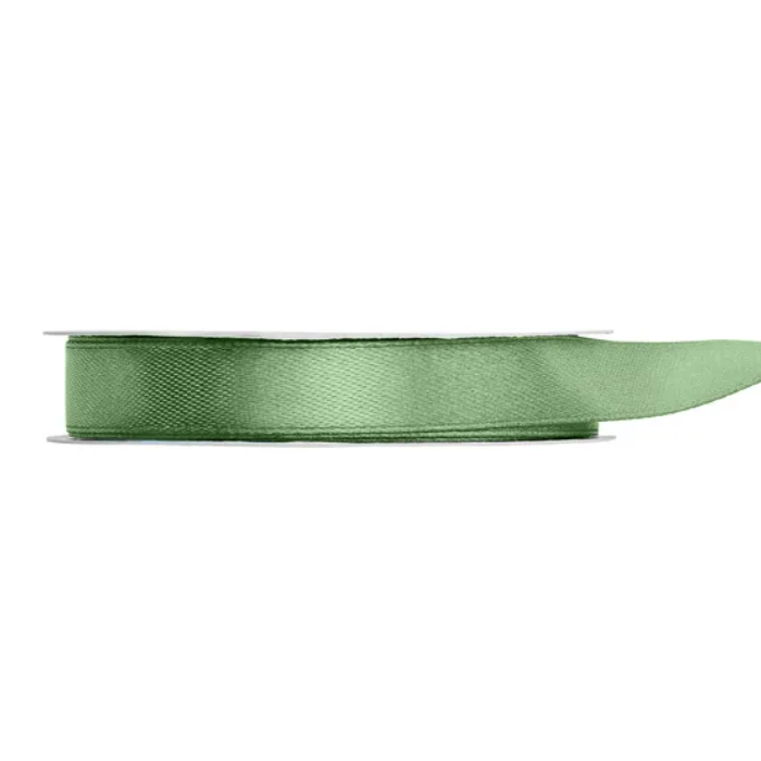 Sage Grøn Satinbånd 12     25