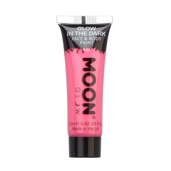 Selvlysende Pink Ansigts- og Kropsmaling fra Moon Creations