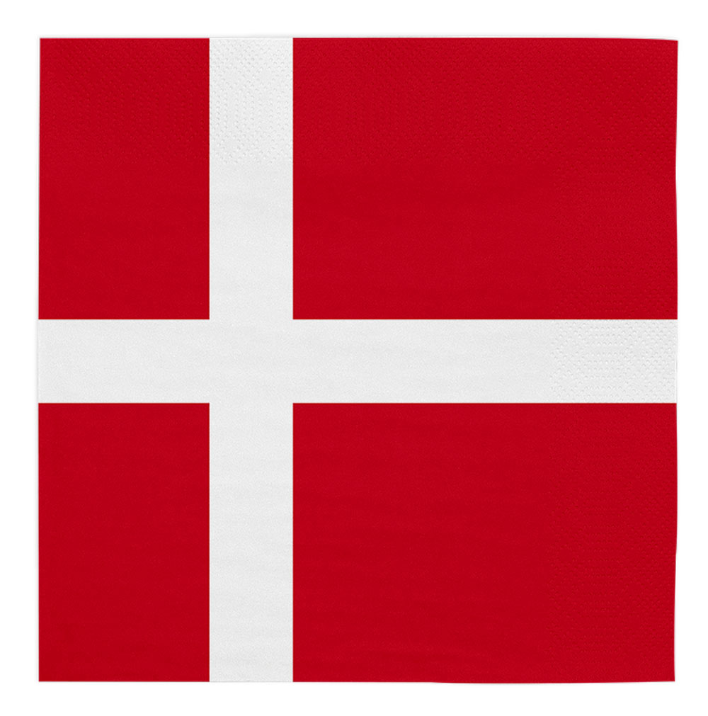 Servietter Danmark 20 Stk