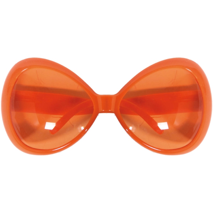 Sjove Oversized Briller i Orange - Festtilbud!