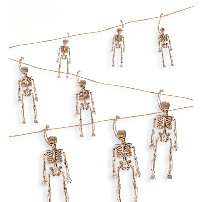 Skelet Guirlande 8x11 Meter - Perfekt til Halloween Fest!