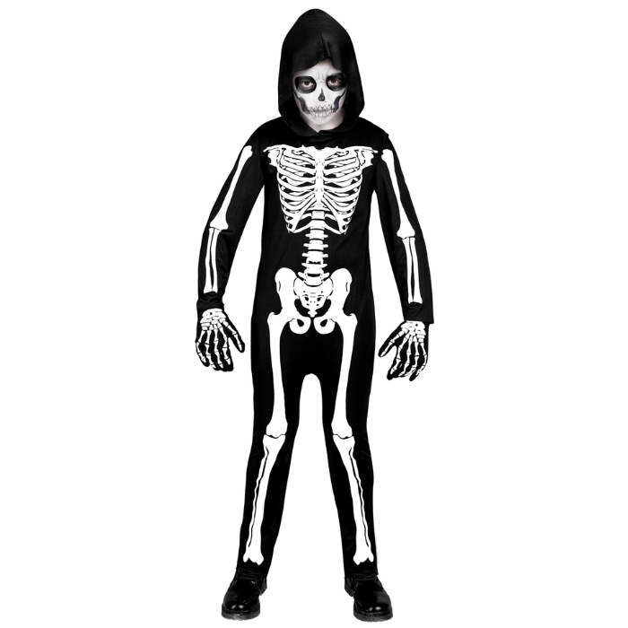 Skeletkostume til børn - Perfekt til Halloween!