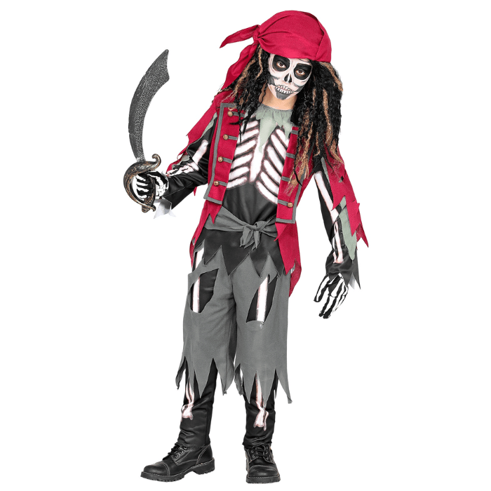 Skeletpirat Kostume til Børn - Fantastisk Tilbud!