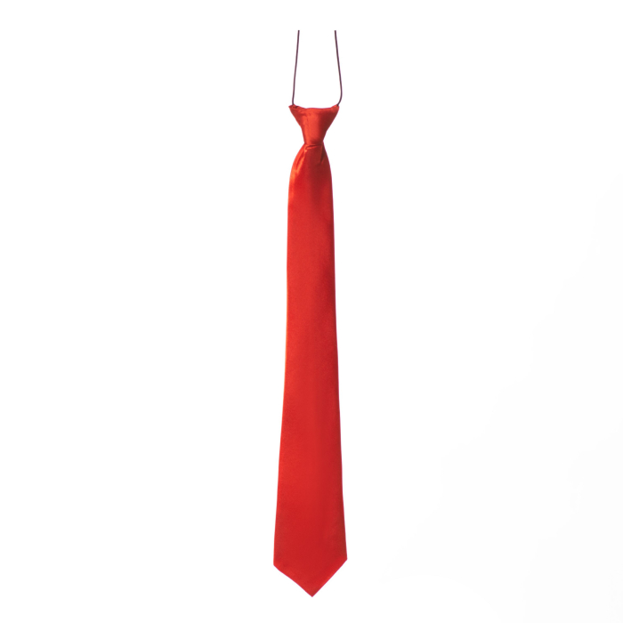 Elegant rød slips 50 cm - Perfekt til festlige lejligheder