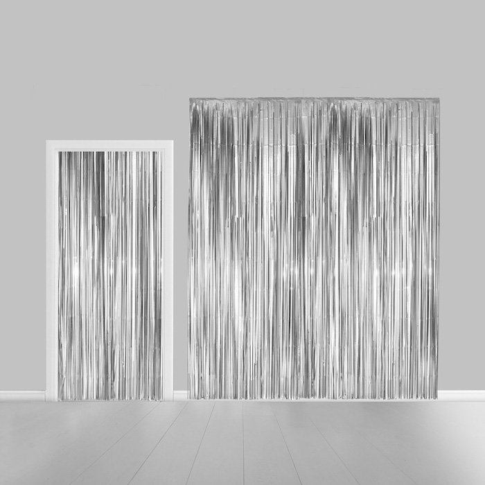Sølv Glimmerforhæng 100   200