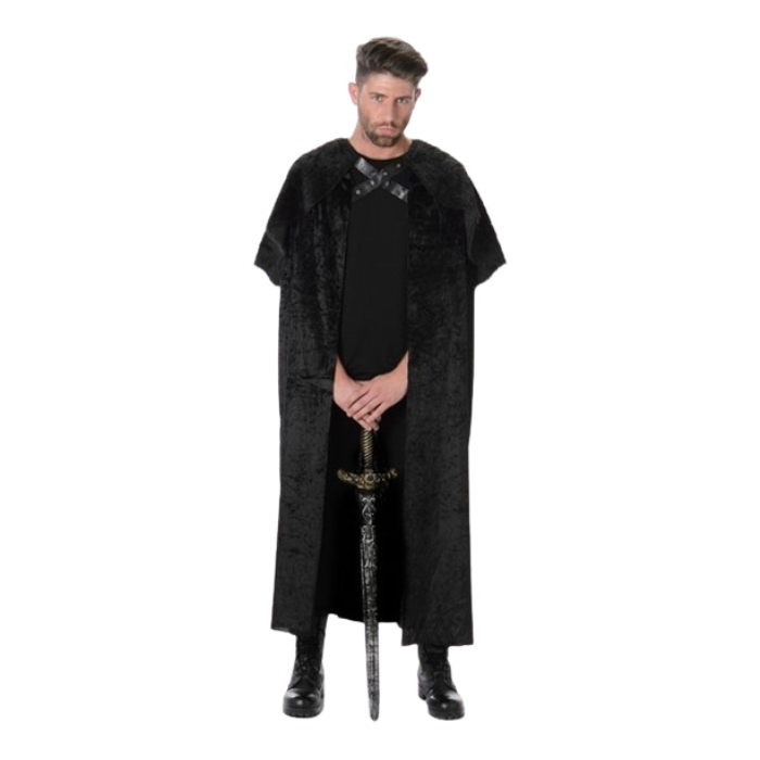 Elegant Sort Pelskappe i One-size til enhver lejlighed!