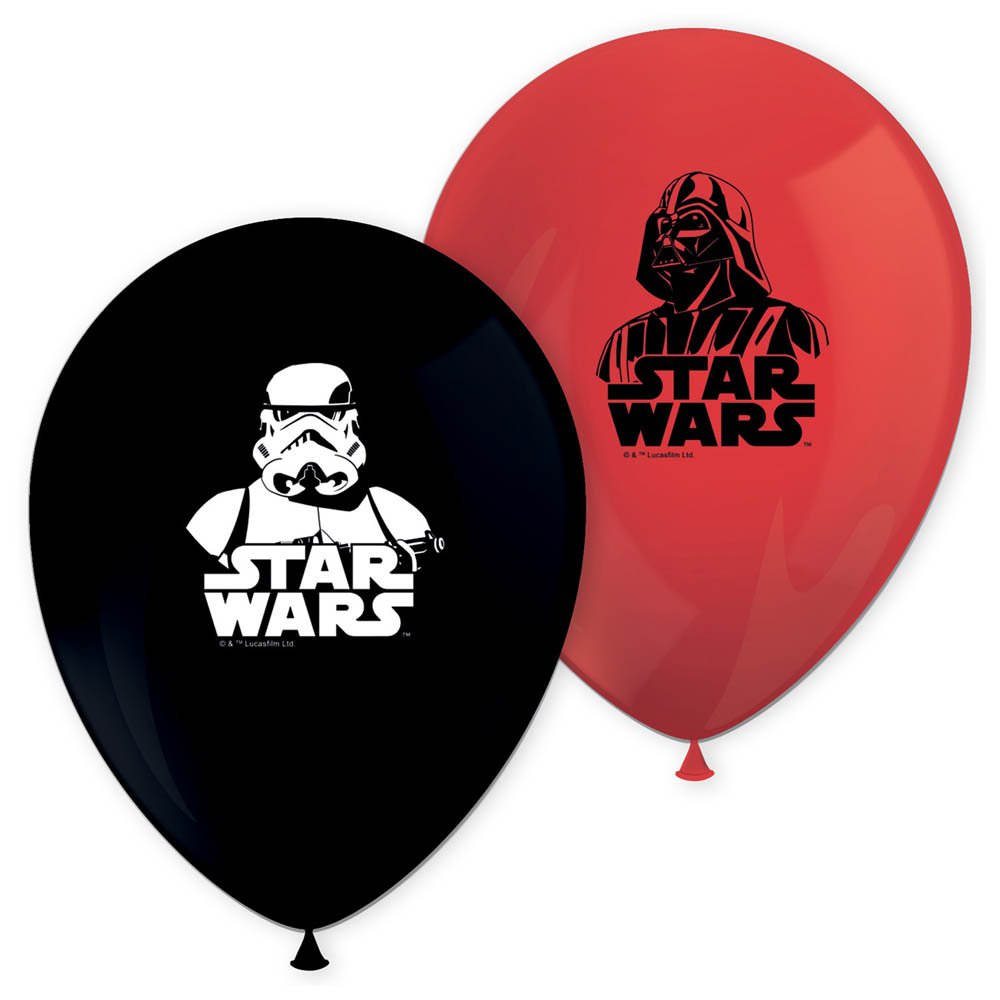 Star Wars Balloner i Natur Latex – 8 Stk til Festen!