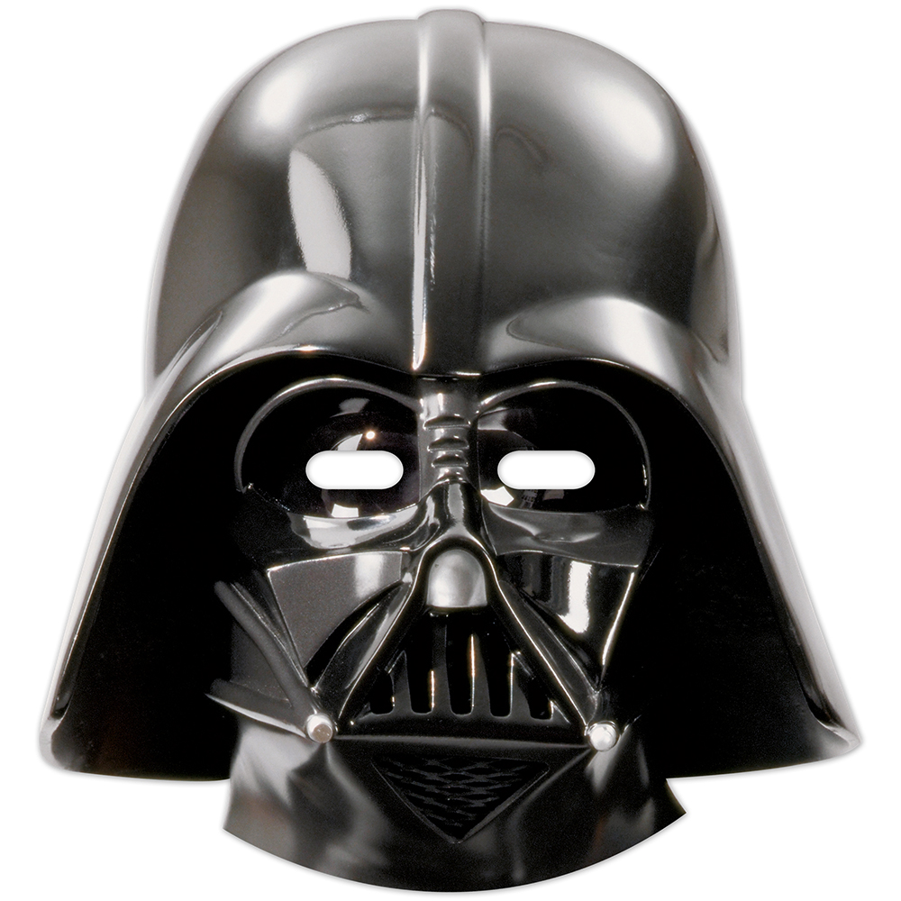 Star Wars Darth Vader Papmaske - Pakke med 6 stk.