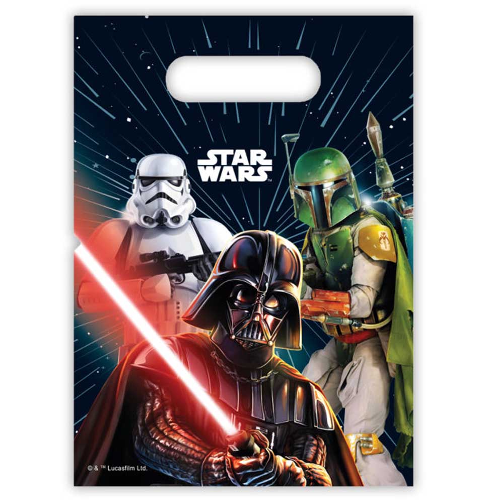 Star Wars Slikposer – 6 stk. til Fødselsdagsfesten