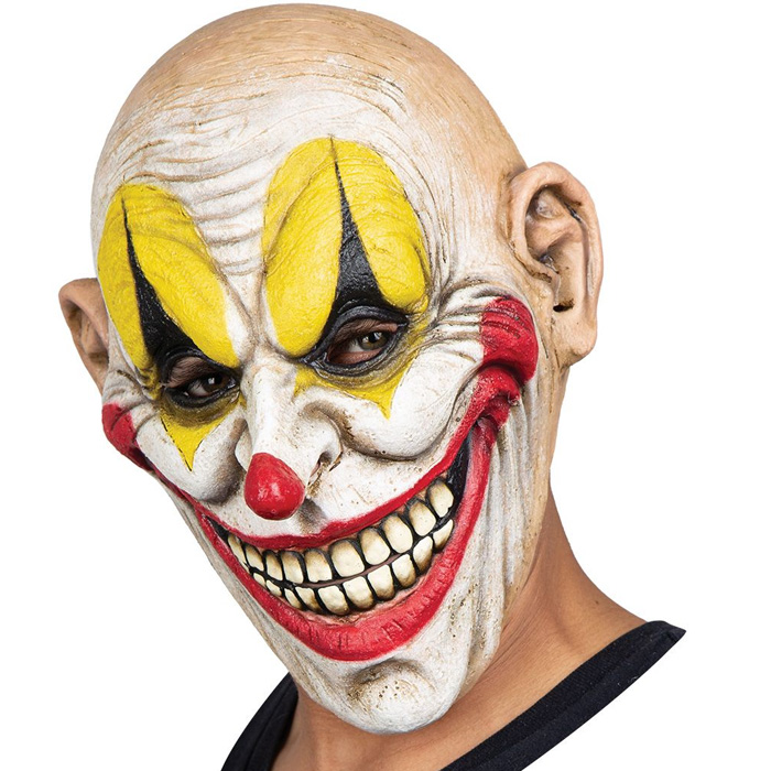 Skræmmende Freaky Klovne Maske til Halloween
