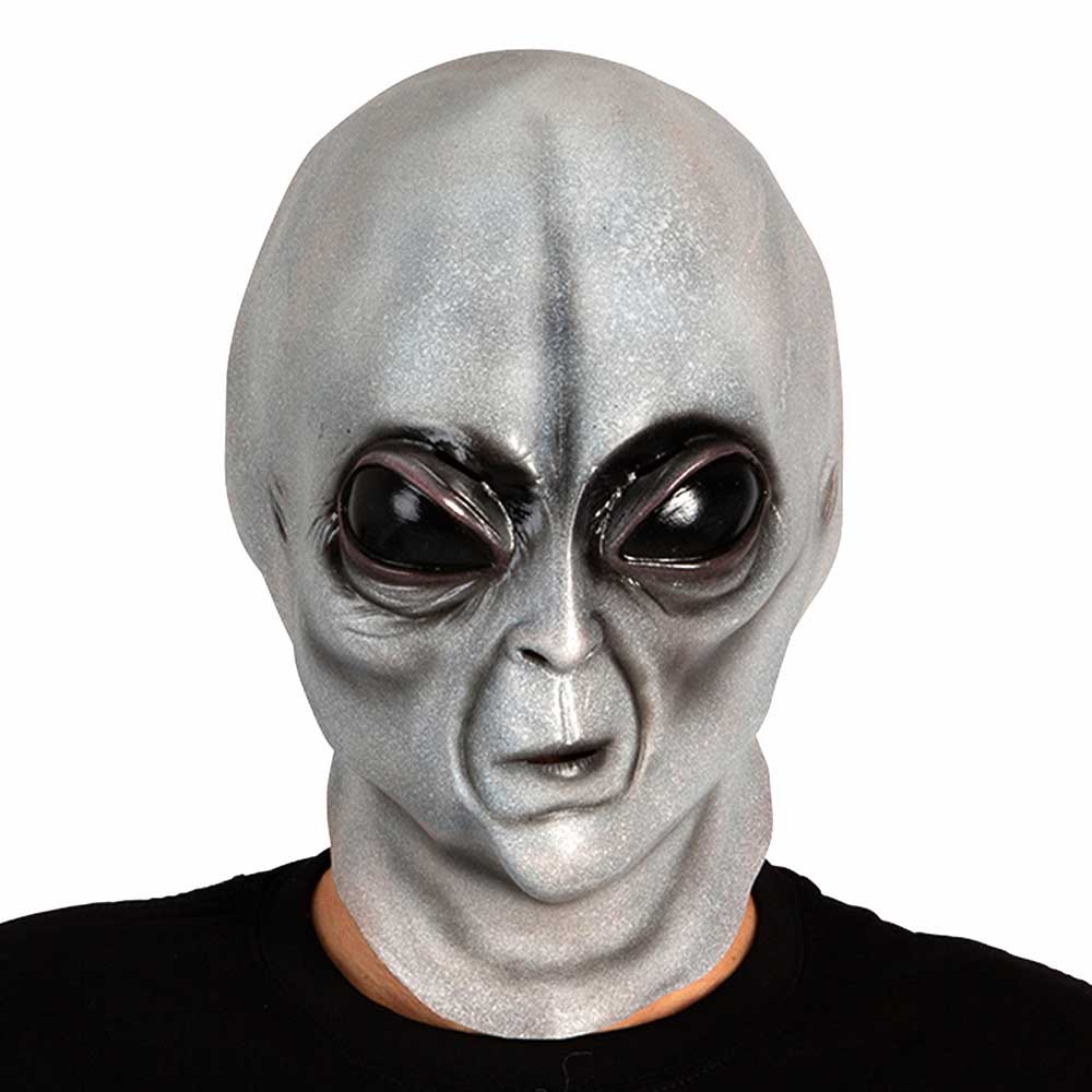 Alien Latex Maske – Uundgåelig til Halloween Fest!