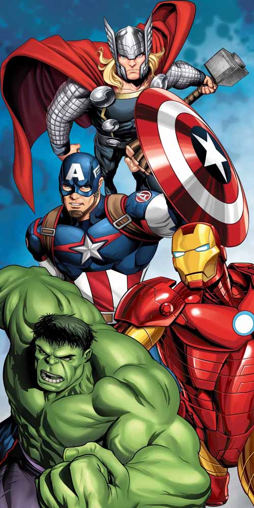 Avengers Badehåndklæde – Superhelte til Vandleg!
