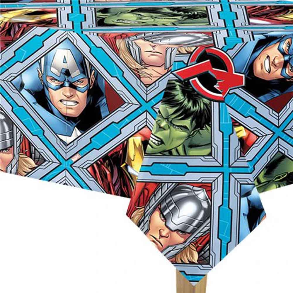 Avengers Plastikdug til Superhelte Fest – Farverig og Holdbar