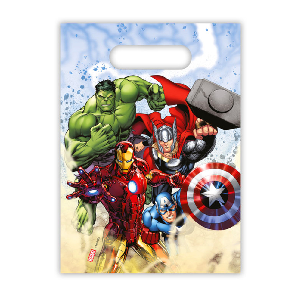 Avengers Slikposer - Pakke med 6 stk. til fest!