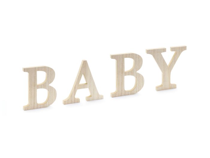 Baby Bogstavsdekoration i Træ - Skab den perfekte stemning