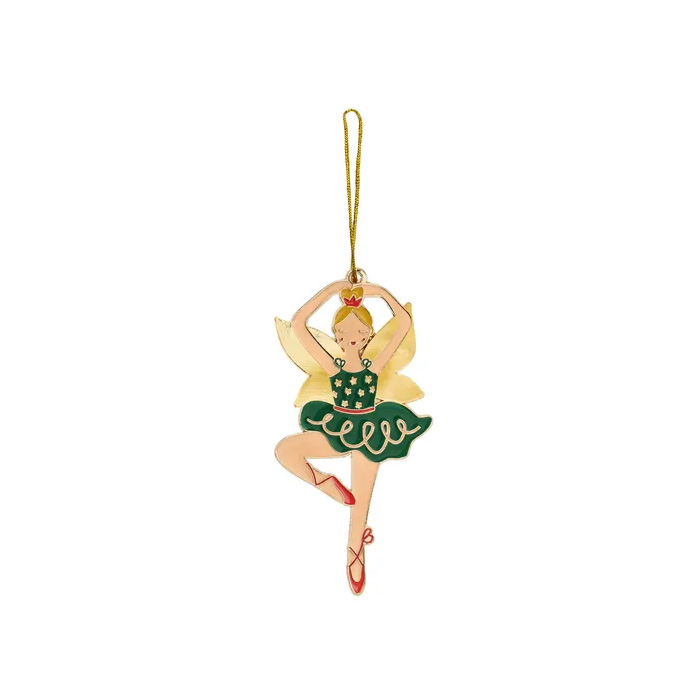 Ballerina Julepynt i Metal til Festlig Julestemning