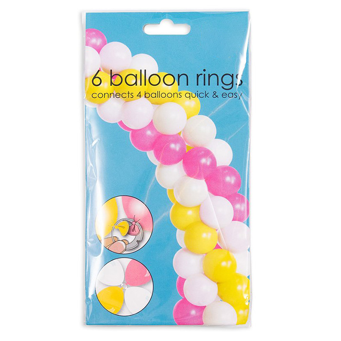 Ballon Ringe til Sammenbinding af 4 Balloner - Smart Løsning!