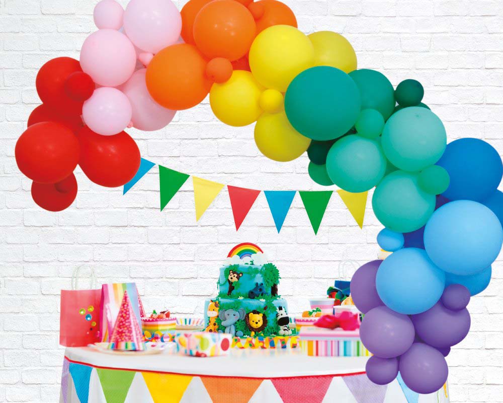 Regnbue Ballonbue Sæt – Fantastisk Udsalg til Fester!