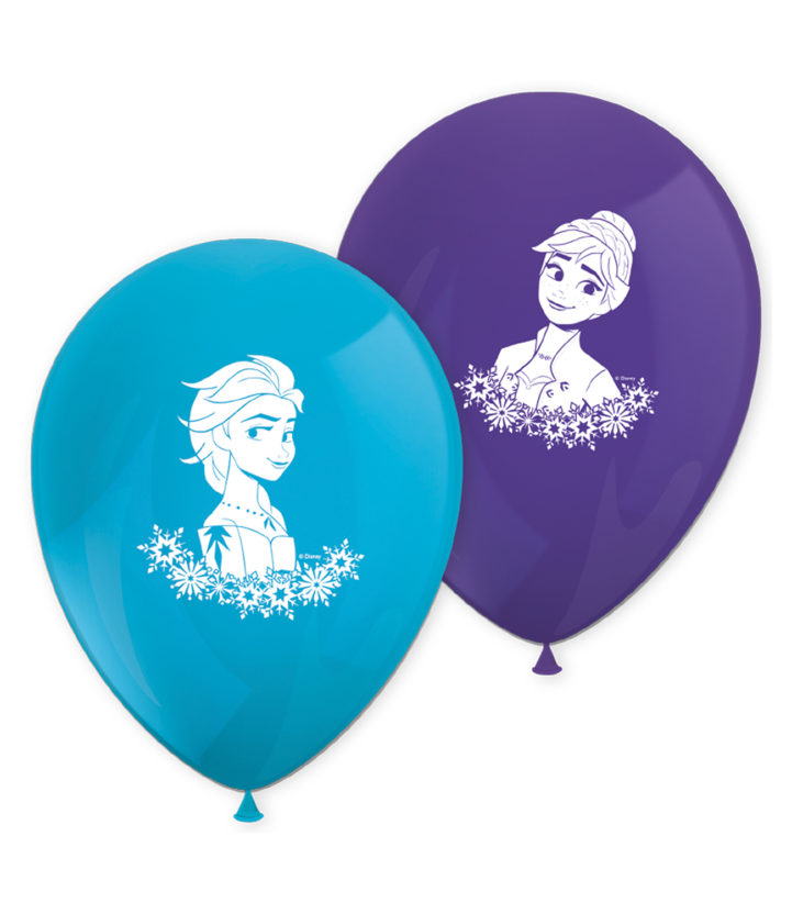 Frost Motiver Balloner - Pakke med 8 stk. til Fest!