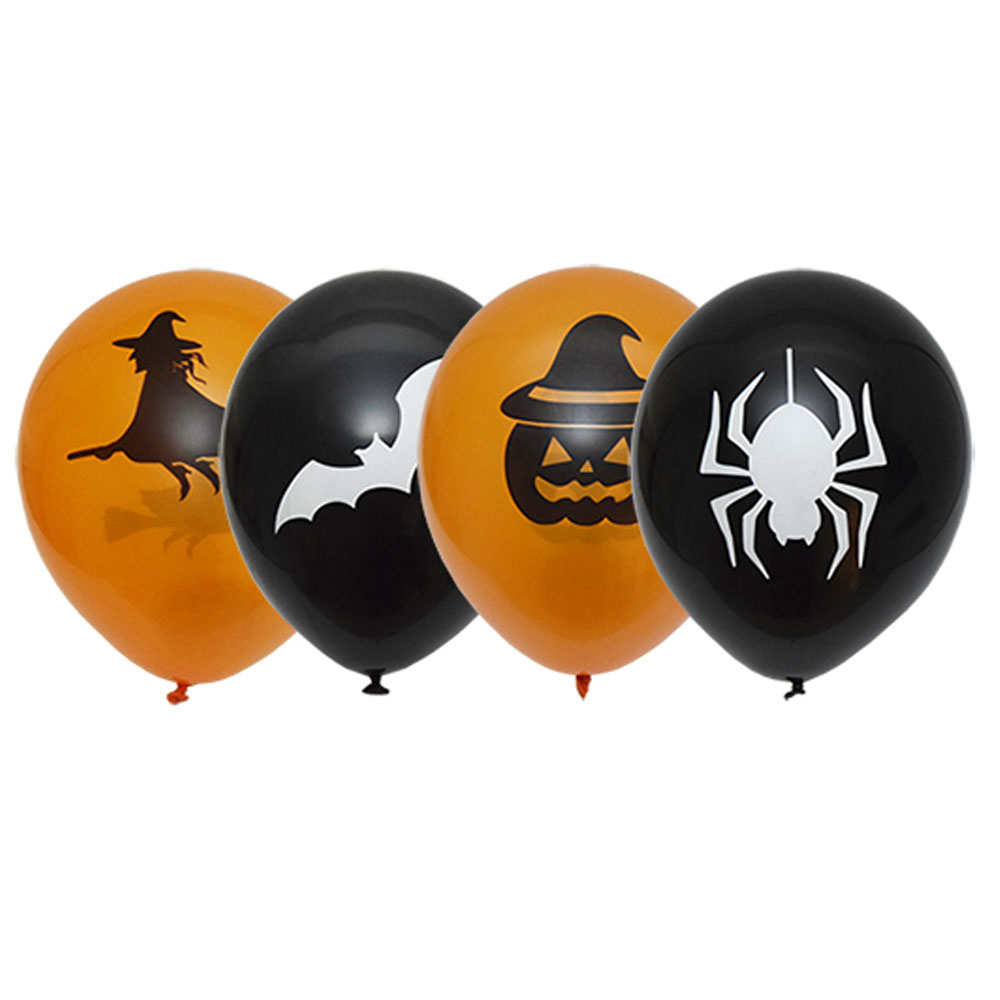Skræmmende Halloween Balloner – 6 Stk til Festen