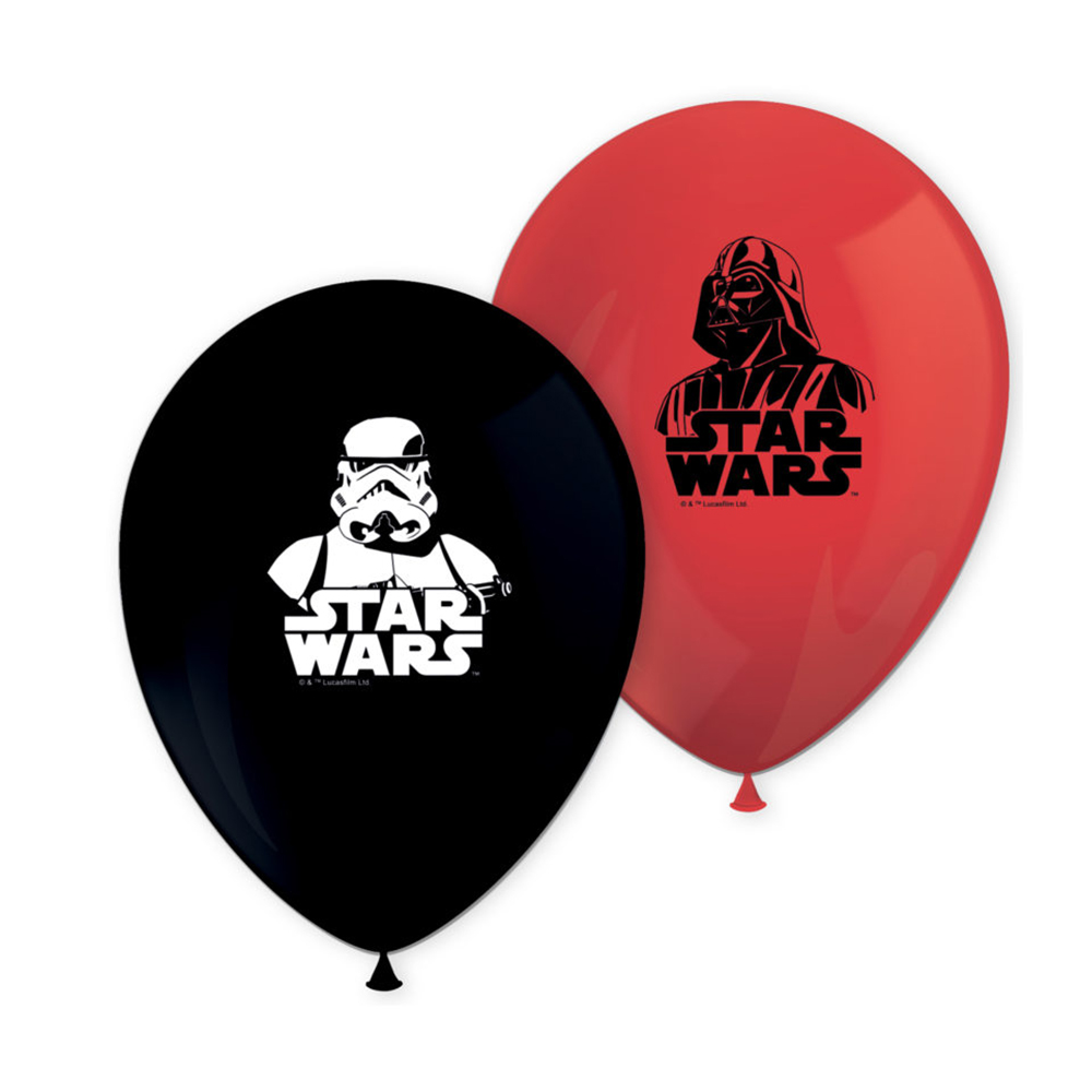 Star Wars Balloner - 8 Stk til Uforglemmelig Fest!