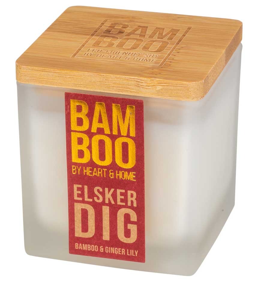Bamboo Duftlys – Elsker Dig til Hygge og Afslapning