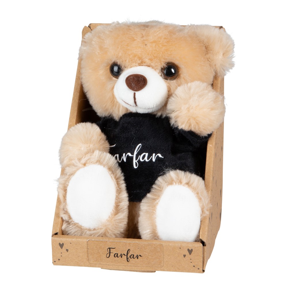 Sød Bamse Farfar i Gaveæske – Den Perfekte Gave!