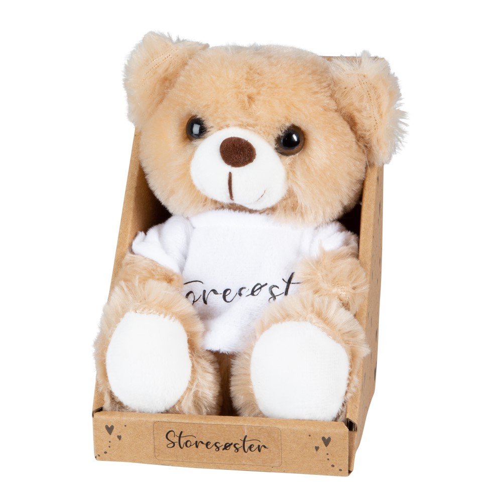 Sød Storesøster Bamse i Gaveæske – Den Perfekte Gave!