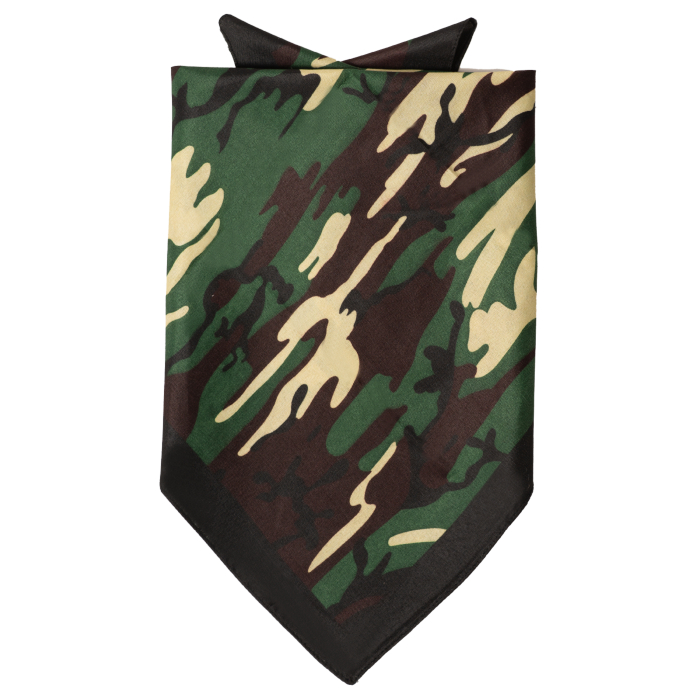Bandana Med Grøn Camoflage 52x55