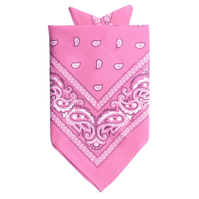 Traditionel Pink Bandana med Mønster - Tilbud!