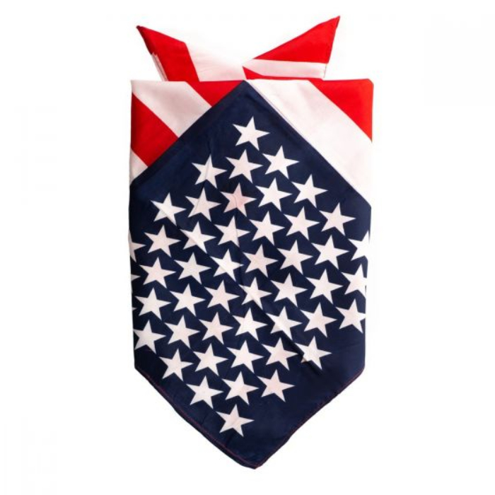 USA-motiv Bandana 52x55 cm – Gør et statement!