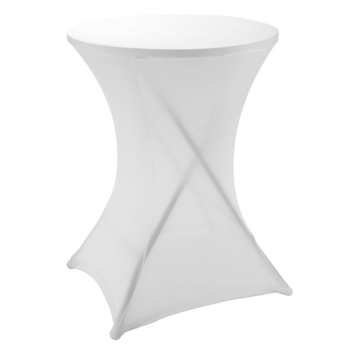 Bar Bord Cover Hvid 80x110 cm – Ideelt til Fest!