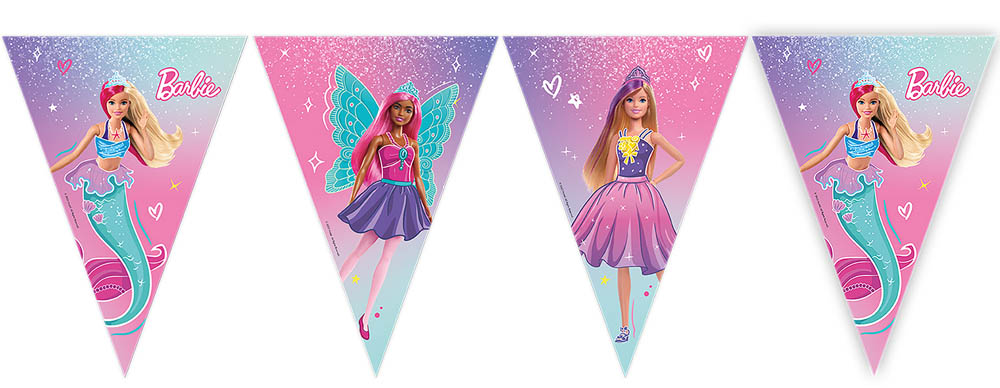 Barbie Vimpelbanner – Fantastisk festdekoration!