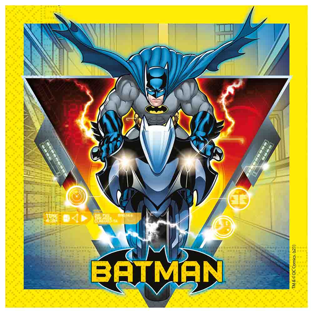 Batman Fødselsdagsservietter – 20 stk. til Festen