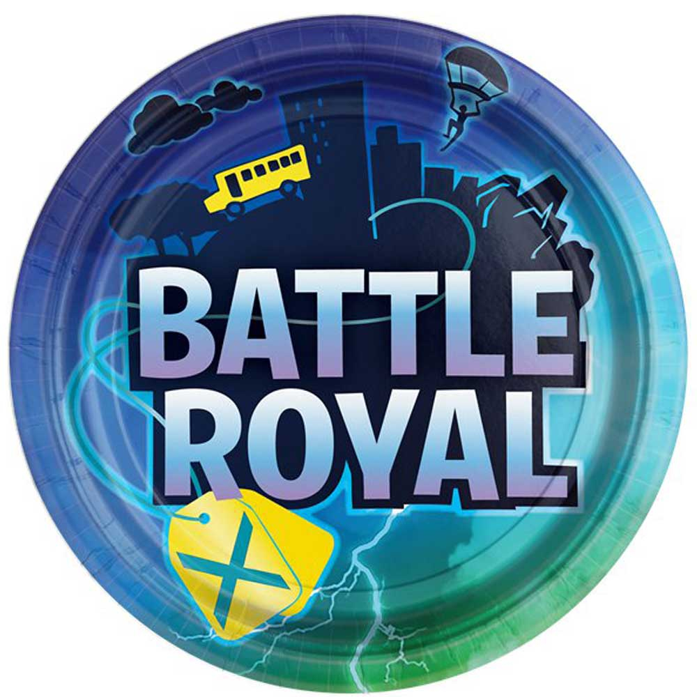 Fortnite Battle Royal Paptallerkner til Fest – Bestil Nu!