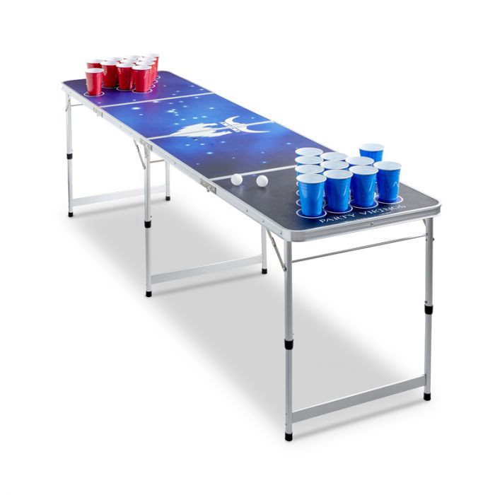 Officielt Beer Pong Bord med Stjernehimmel fra Partyvikings