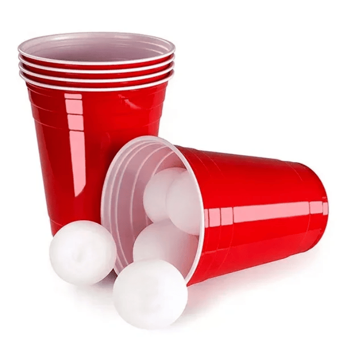 Beer Pong Sæt med 22 Kopper og 15 Bolde - Fantastisk Tilbud!