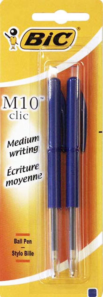 BIC M10 Blå Kuglepen - Perfekt til Notater og Hilsner!
